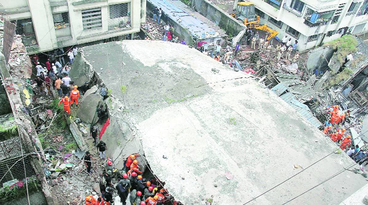 Bhiwandi Building Collapse, NDRF team, rescue team, dilapidated building, Narrow lanes, Mumbai news, Indian express news