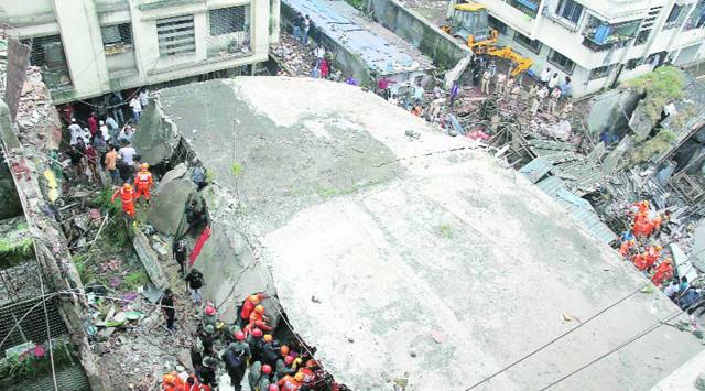 Bhiwandi Building Collapse, NDRF team, rescue team, dilapidated building, Narrow lanes, Mumbai news, Indian express news