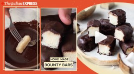 bounty bars, chocolate bars, chocolate recipes, desserts, easy desserts at home, easy chcoolate recipes, indianexpress.com, indianexpress,