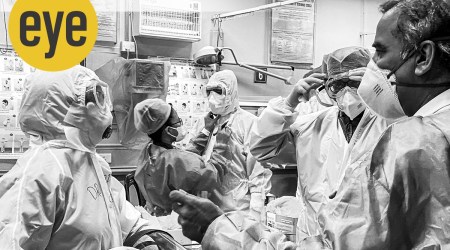 Covid Care Unit at AIIMS. (Photo: Parul Sharma)