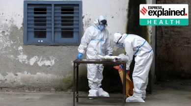 Coronavirus news, coronavirus research, Covid moisture, Covid transmission through moisture, indian express