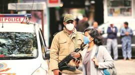Delhi coronavirus, Delhi Police, Delhi police suspended, Delhi lockdown violation, Covid-19, Delhi news, Police training school, Jharoda Kalan, Indian Express