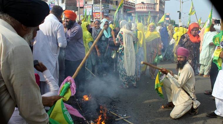 indianexpress.com - IE Online - In Punjab: How farmers protested against the new agriculture Bills