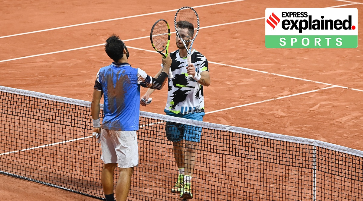 french open, french open 2020, french open schedule, Giustino-Moutet match, longest tennis match, tennis marathon matches, indian express