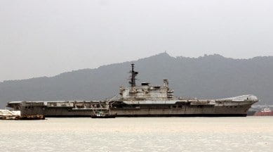 INS viraat final journey, INS Viraat, Viraat ship mumbai, Viraat ship gujarat, mumbai city news, gujarat news