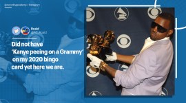 Kanye West, Grammy awards, Grammy urinations, Kanye west Grammy pee, Viral video, Kanye West for president, Kanye west songs, Kim Kardashian, Trending news, Indian Express news