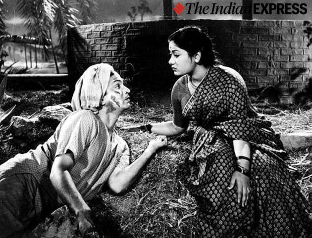 Akkineni Nageshwara Rao with savithri ganesan