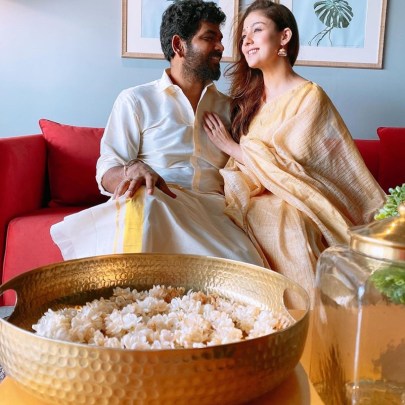 Nayanthara Vignesh Shivan onam photos