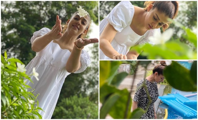 Nayanthara goa vacation photos boyfriend Vignesh Shivan