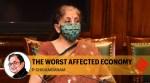 india economic slowdown, india gdp fall, india gdp data, act of god nirmala sitharaman, covid 19 impact on indian economy, p chidambaram
