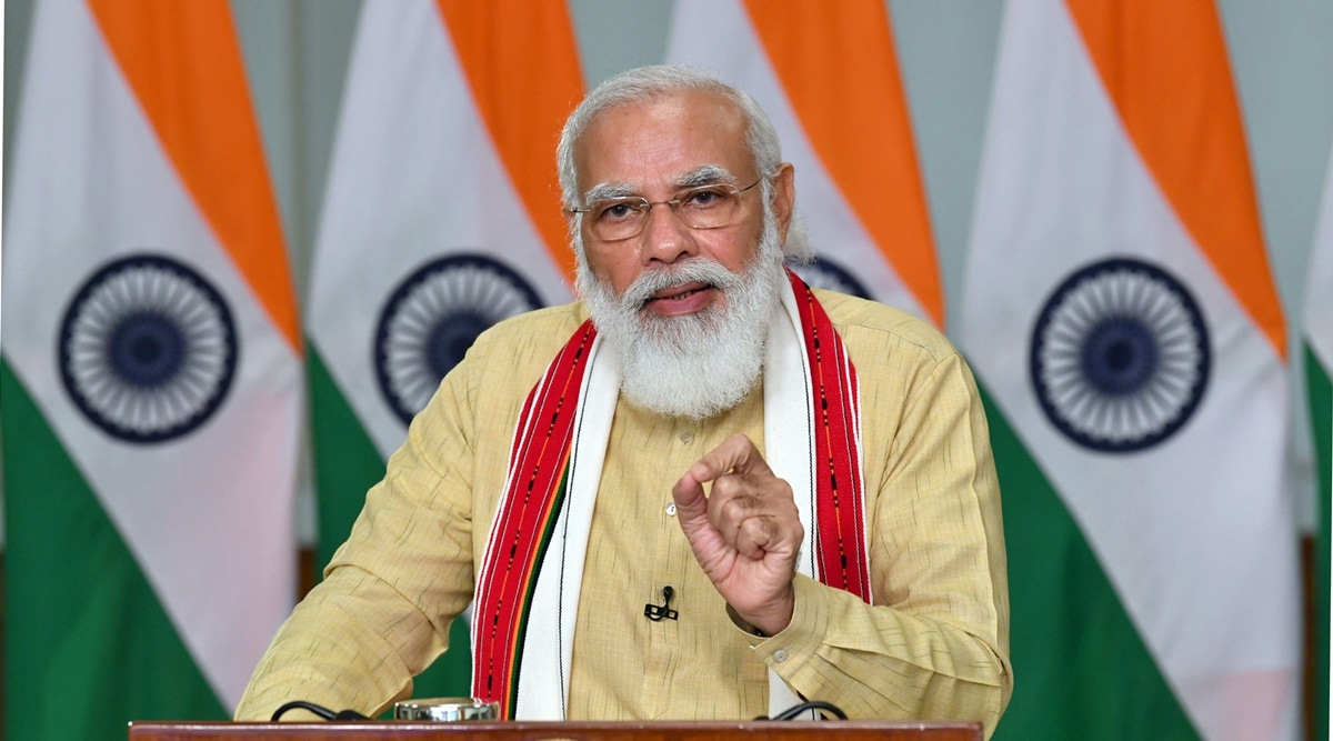 Prime Minister Narendra Modi shared a moment with Lovlina Borgohain