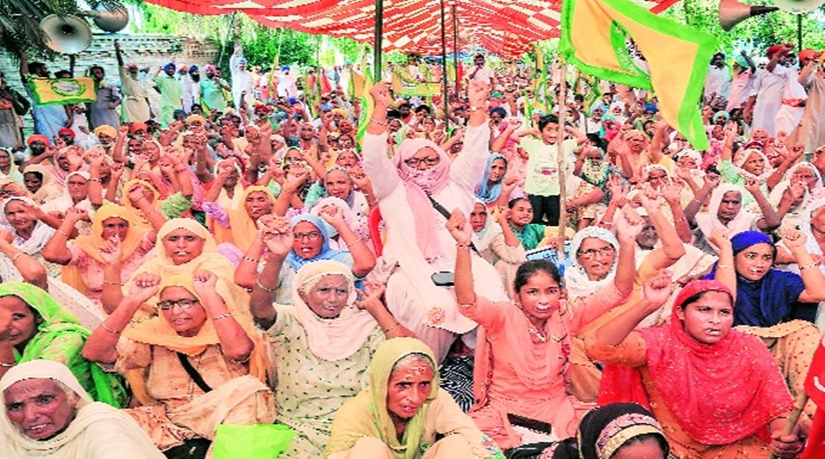 Punjab Farmers, Pakka Morcha, Badal Village, Punjab Farmers Protest