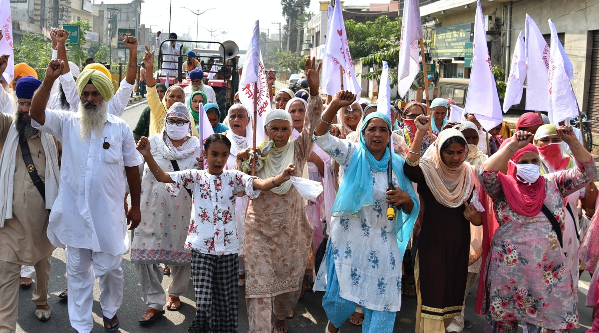 At the helm of protests in Punjab: A farmer's daughter, a ...