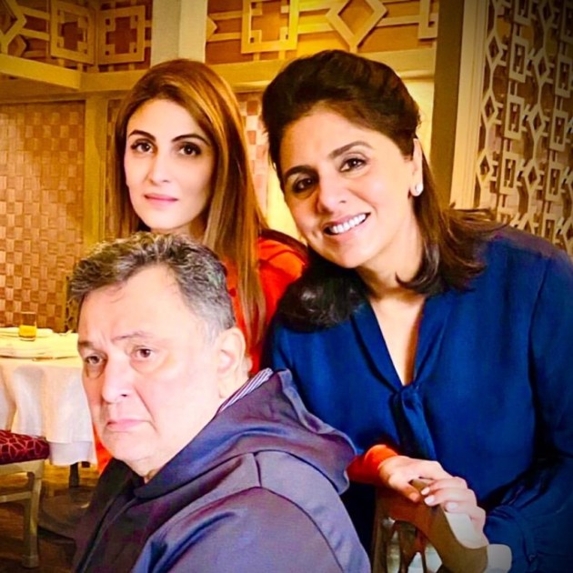 Rishi Kapoor Neetu Riddhima Ranbir photos