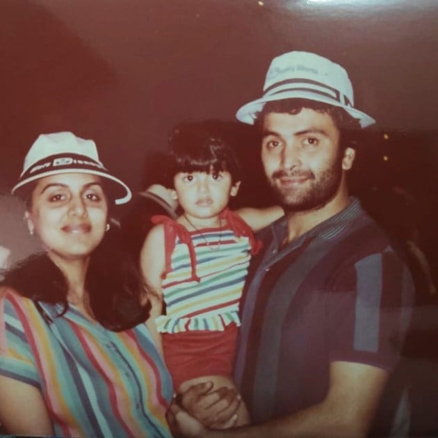 Rishi Kapoor Neetu old photos Riddhima Ranbir