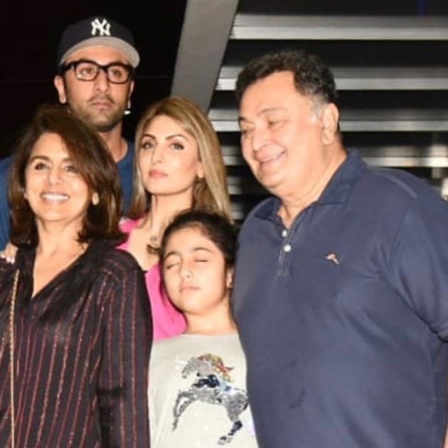 Rishi Kapoor Neetu Riddhima Ranbir unseen photos
