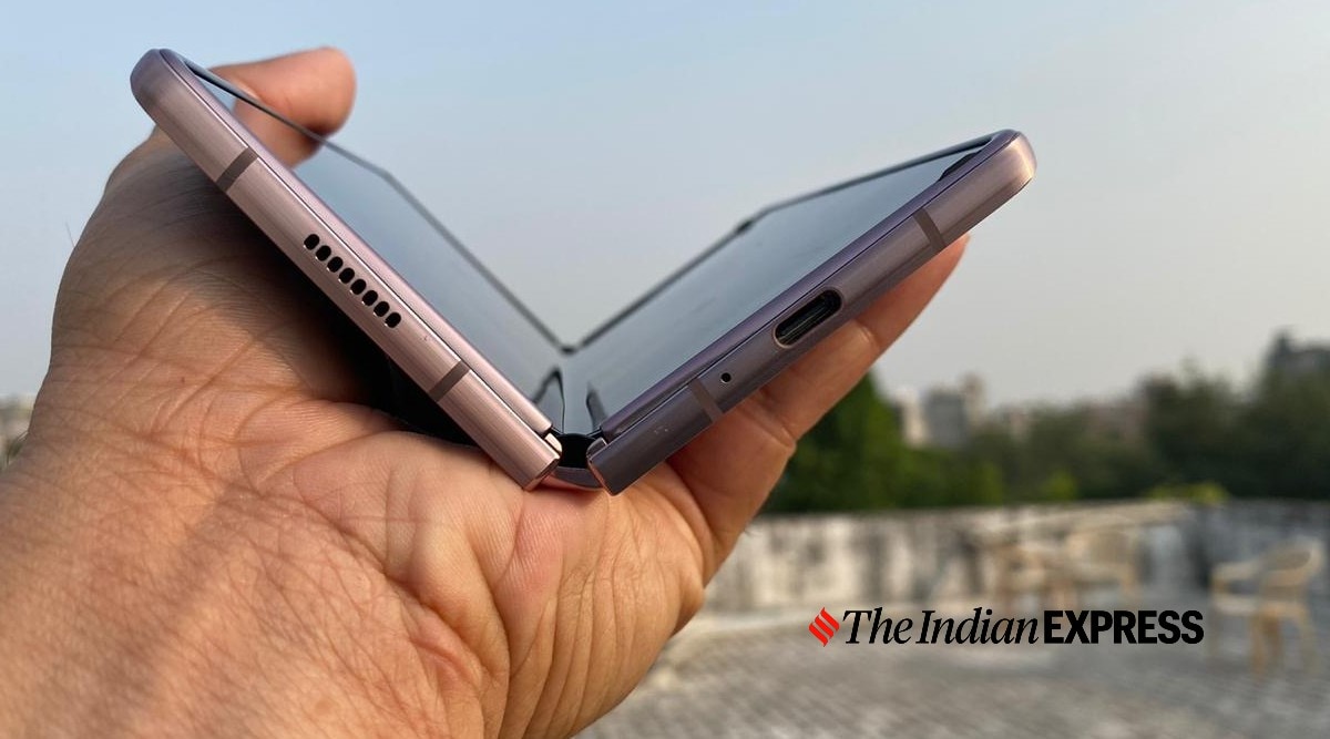 Samsung Galaxy Z Fold 2 (Express photo: Nandagopal Rajan)