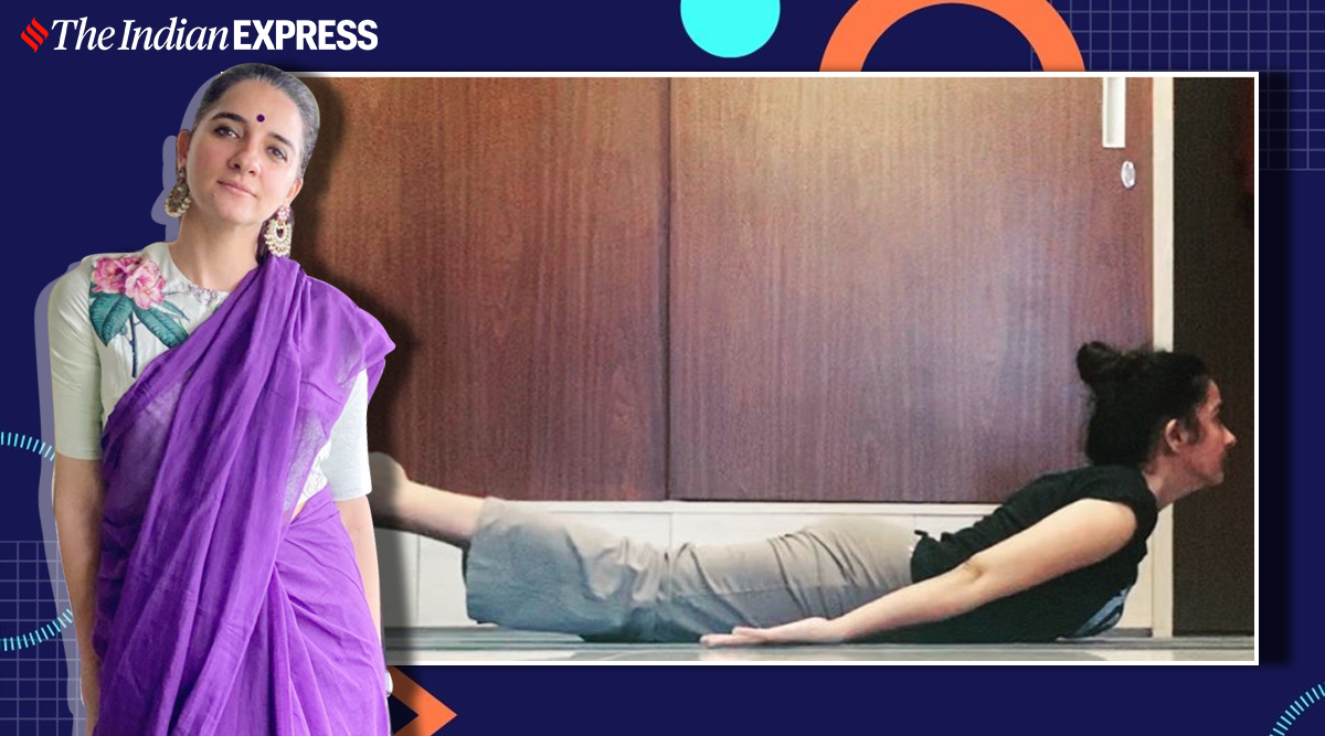 1200px x 667px - This 'locust' is worth your time; watch Shruti Seth ace the yoga asana |  Lifestyle News,The Indian Express