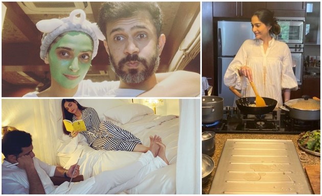 Sonam Kapoor, Anand Ahuja quarantine life photos