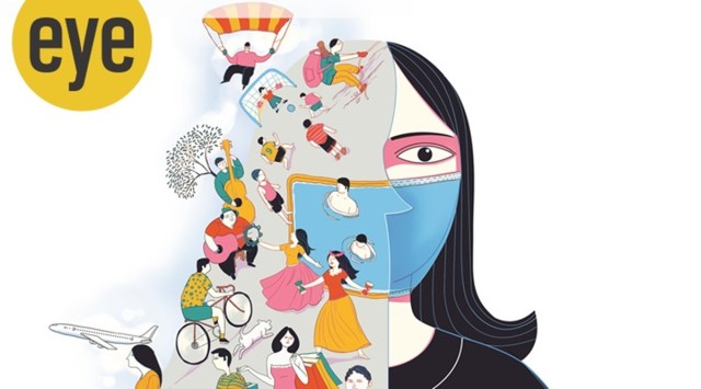 Life before coronavirus. (Illustration: Suvajit Dey)