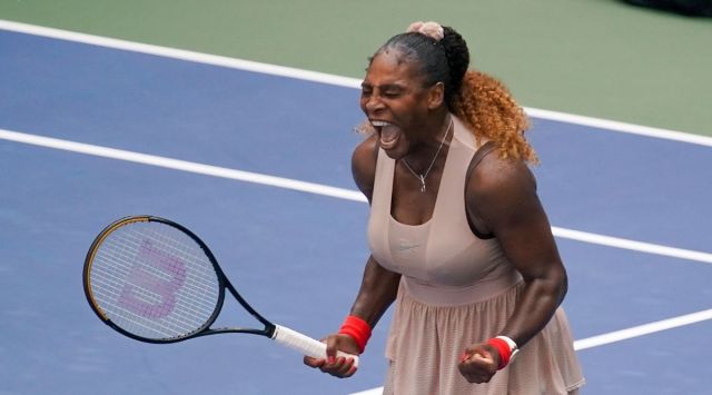 Serena Williams in action in US Open 2020. (AP Photo) 