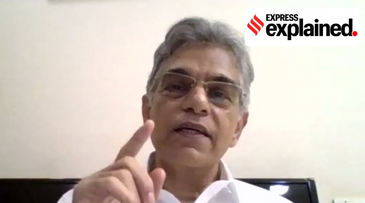 Mahesh Vyas, CEO of Centre for Monitoring Indian Economy. (Express Photo)