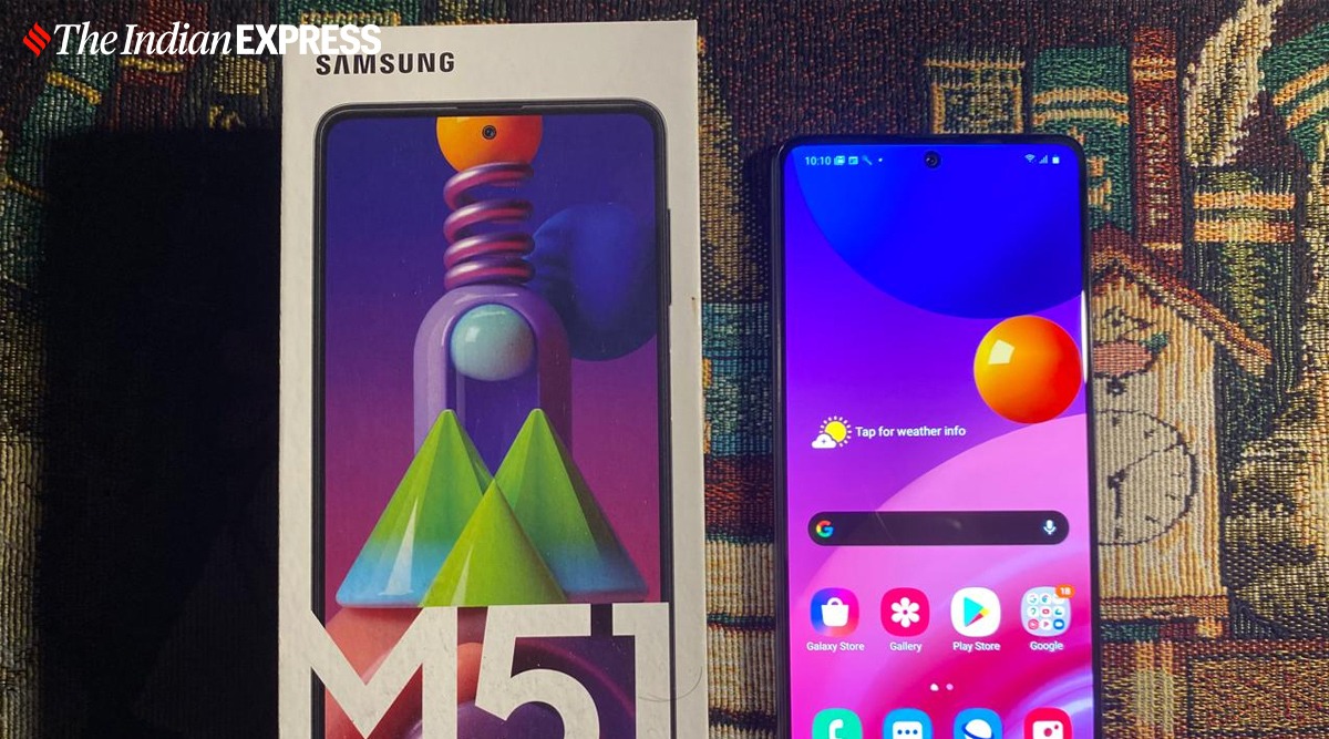 Samsung Galaxy M51 launched in India (Express photo: Anuj Bhatia)