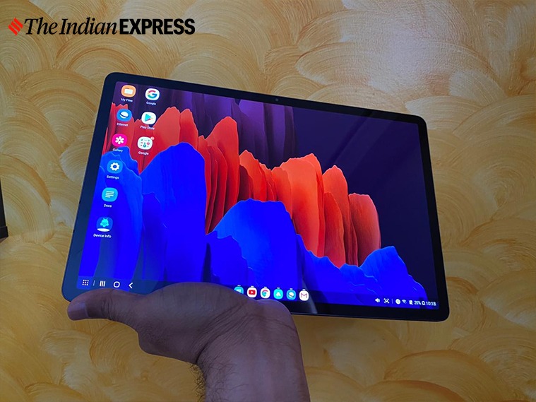 Galaxy Tab S7 Plus review: The best Android tablet is also best for  business