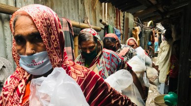 Covid-19 and women, coronavirus news, women poverty, pandemic poverty, indian express