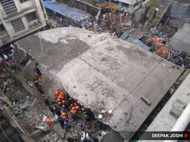 Rescue operations underway at Bhiwandi building collapse site | India ...