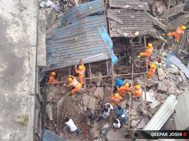 Rescue operations underway at Bhiwandi building collapse site | India ...