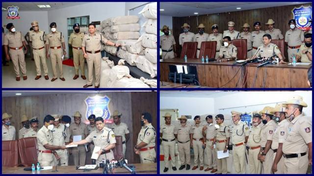 The Seshadripuram police arrested four accused.
