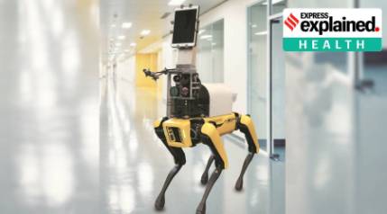 A robot to measure Covid-19 patients' vital signs
