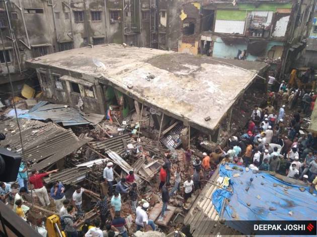 building collapse, mumbai building collapse, thane building collapse, bhiwandi building collapse, rescue operations, indian express news