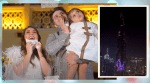 burj khalifa, burj khalifa gender reveal, weird gender reveal, viral gender reveal, unusual gender reveal idea, burj khalifa lit up, odd news, indian express