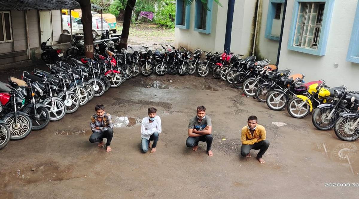 Four held for stealing 31 motorbikes in Rajkot | India News - The