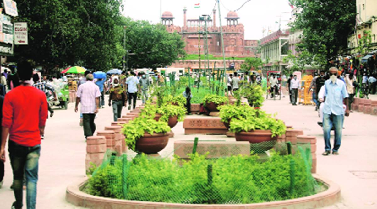 delhi city news, delhi chandni chowk, chandni chowk stretch, chandni chowk revamp, chandni chowk renovation, delhi red fort