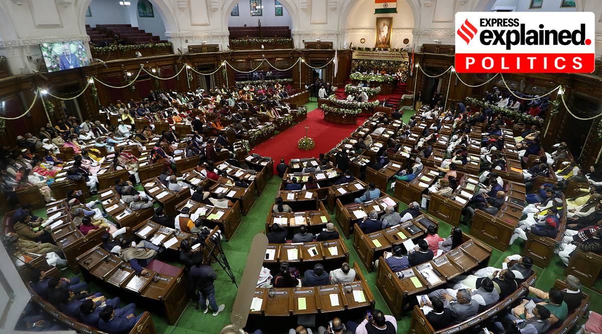 The current strength of the 403-member House is 395 (with eight vacancies), of which the BJP has 306, and its ally Apna Dal (Sonelal), nine. (Express photo by Vishal Srivastava)