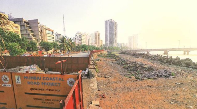 Mumbai coastal road project, haji ali, haji ali fishermen, bmc, coastal road [project destruction, indian express news