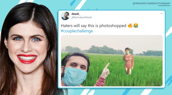 Alexandra Daddario, couple’s challenge, Bareilly, Up, Social media challenge, Alexandra Daddario couple’s challenge picture, trending news, Indian Express news.