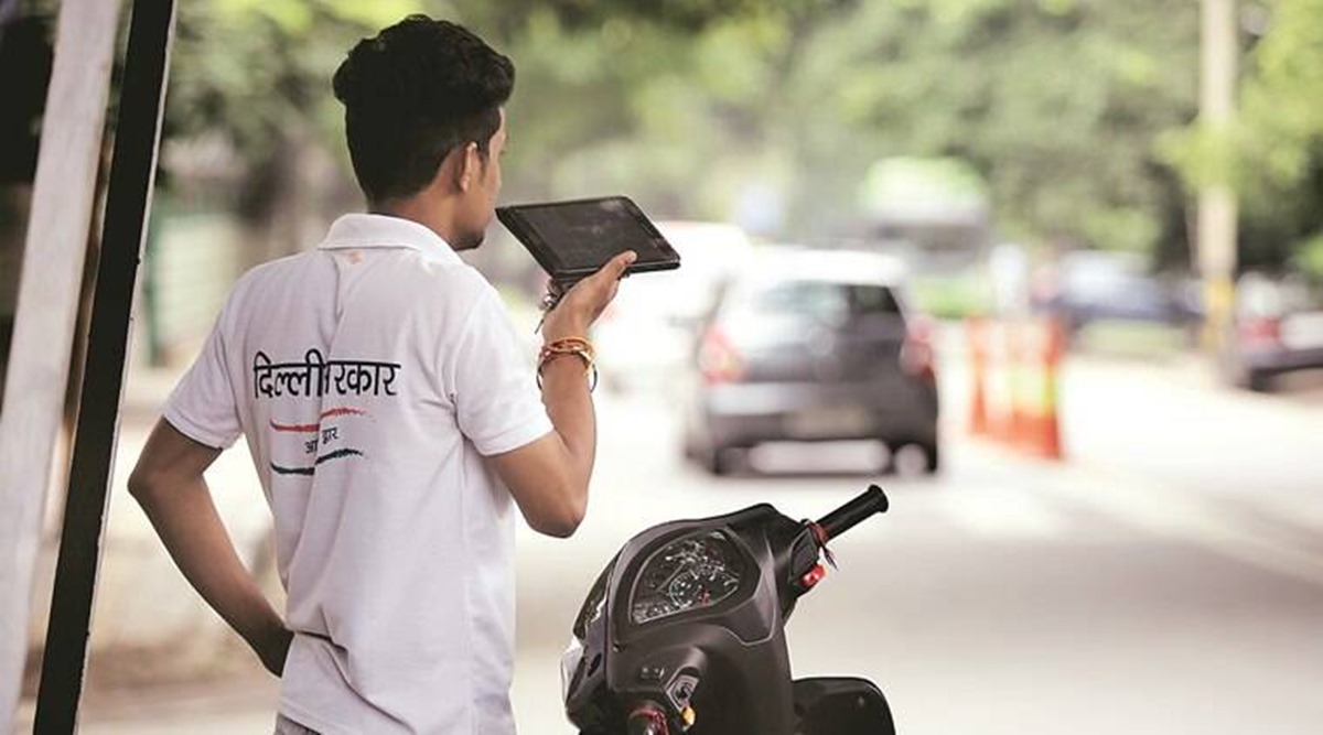 Doorstep delivery of services back, Doorstep delivery of services back of delhi govt, Doorstep delivery of services back resume, VFS Global, indian express news