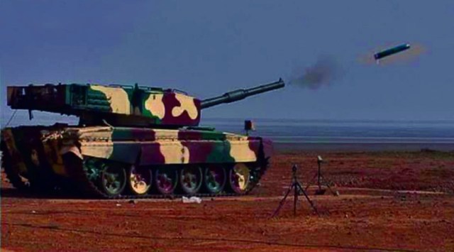 dodo test fires laser guided anti tank missile, mbt Arjun, kk ranges, Maharashtra, india news, indian express