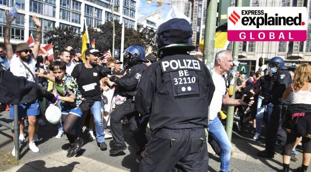 Mostly composed of protesters without any allegiance to fringe views, the rally against coronavirus restrictions had also in attendance German far-right groups, supporters of US President Donald Trump and Russian President Vladimir Putin, and conspiracy theorists.