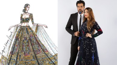 falguni shane peacock, india couture week