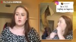 woman falls thorugh roof, woman fell through ceiling, woman fall crashing ceiling, mother fall through ceiling daughter music video, viral tiktok videos, funny tiktok videos, indian express