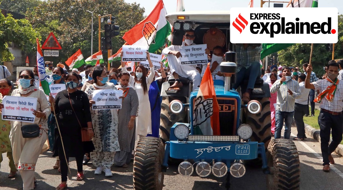 farm bills, farm bills 2020, farmer protests, farmer protests across India, Punjab farmer protests, Haryana farmer protests, Express Explained, Indian Express