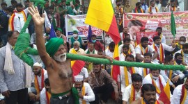 farmers protest in Bengaluru no alt set