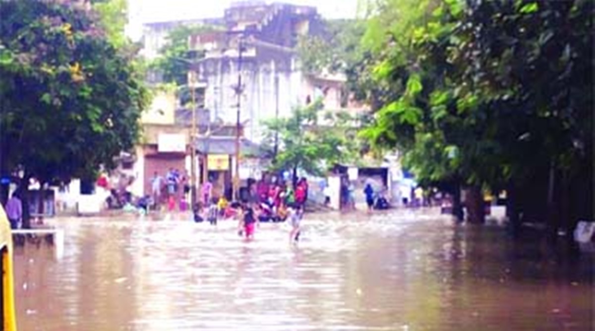 Gujarat rains, Sardar Sarovar Narmada dam, narmada dam water overflow, Ankleshwar floods, indian express news