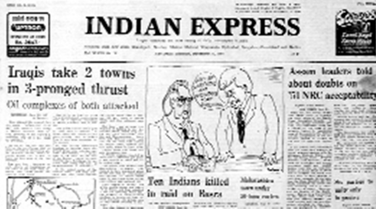 Forty years ago, Iraq Tehran war, Tehran Iraq war, Karnataka Chief Minister, Gundu Rao, Express Editorial, Indian Express