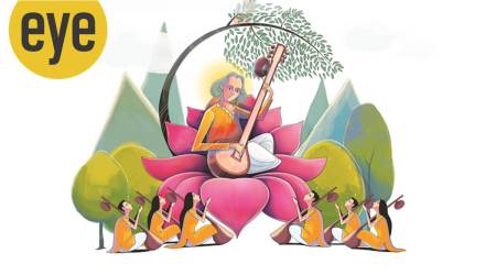 The world of classical music can seem impermeable to outsiders, owing to the intimidating intricacies of the system and the demanding guru-shishya parampara — a centuries-old tradition of teaching that demands complete surrender to the teacher and a lonely, introspective sadhana (meditation and practice) of the form. (Illustration Suvajit Dey)